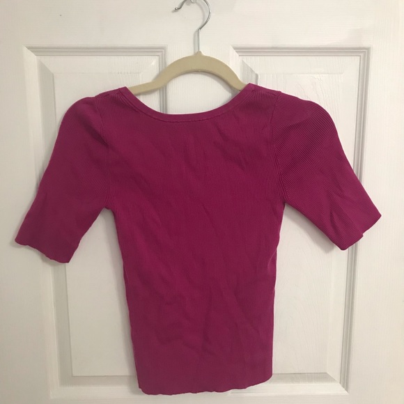 Magenta color shirt /size small/ from Banana Republic - Picture 3 of 3